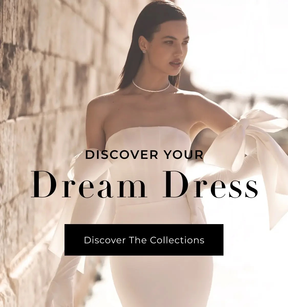 Discover Your Dream Dress Hero banner