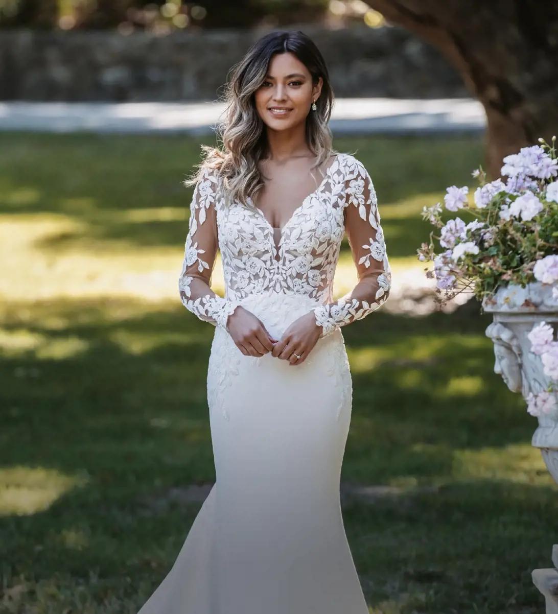 11 Floral Embroidered Wedding Dresses To Make A Statement