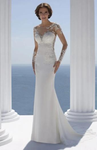 Mark Lesley Style No. 7330 Was: €1850 | Now Only: €1200 #0 Ivory/Nude thumbnail